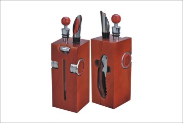 new product wine set wood set corkscrew