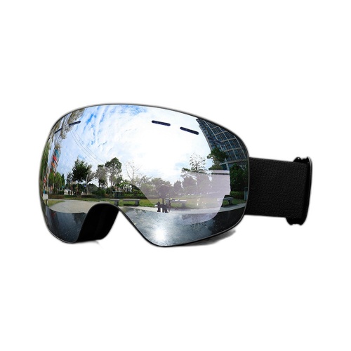 Dual-Layer Anti-Fog Spherical Ski Goggles