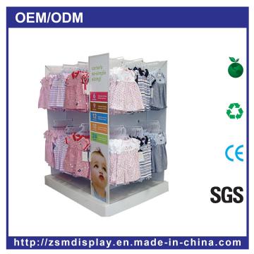 Supermarket Cardboard Pallet Display for Garment, POS Pallet Display for Garment (PD055)