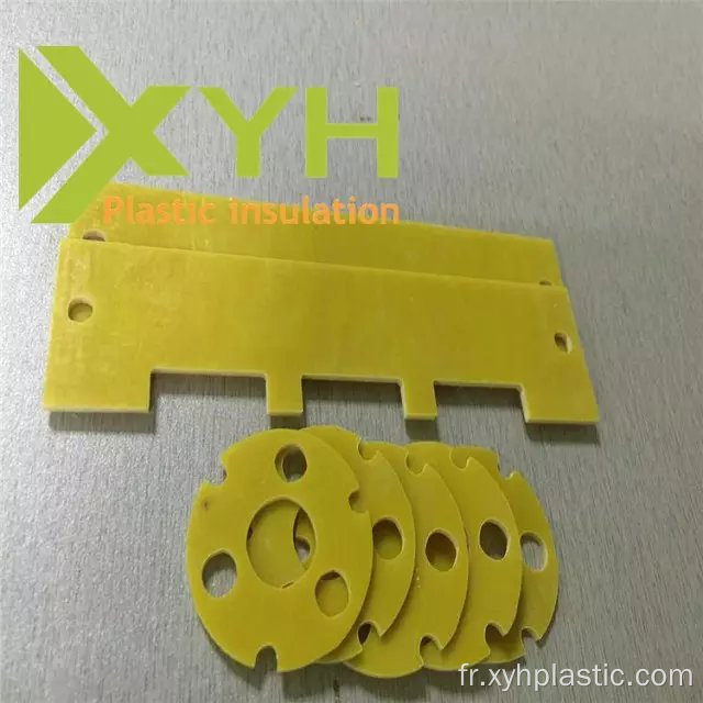 Pièce électronique d'usinage de précision de pièce CNC jaune 3240