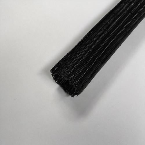 Black Self Closing Braided Cable Wrap Sleeve