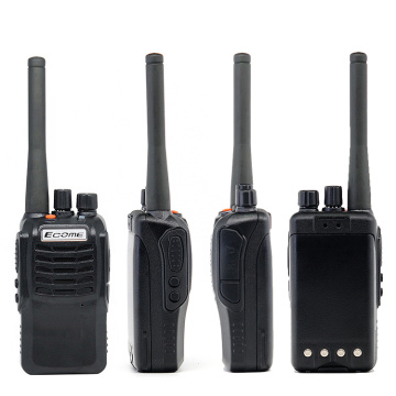 Ecome ET-518 Rusée rechargeable petite radio à double radio 5 km de longue gamme sans fil walkie talkie