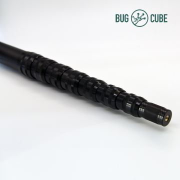 Carbon fiber telescopic rod with large net bag