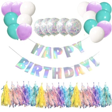 Colorful Birthday Party Decorations Balloon Set for Birthday Supplies