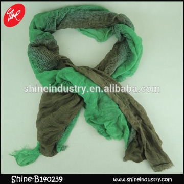 2015 latest fashion joker mixed color mesh scarf