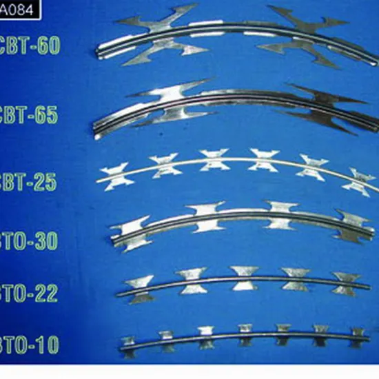 BTO-30 Galvanized Razor Wire for Fence using