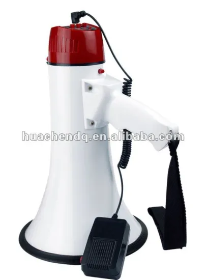 Recording 20W portable megaphone , 20 watts speaker with mic