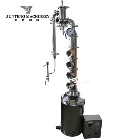 Copper Alcohol Distillation Equipment featuring a Gin Basket