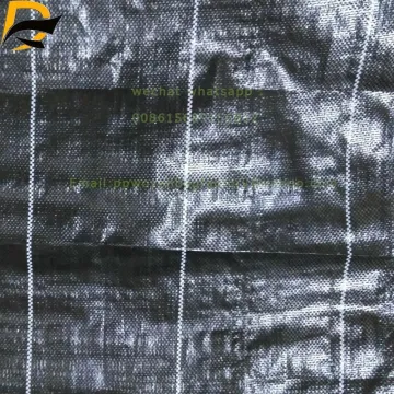 Black PP Plastic Anti Weed Mat/Woven Fabric Ground Cover