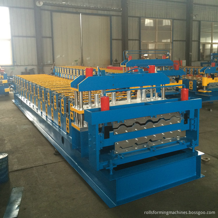 double layer roofing panel roll forming machine )