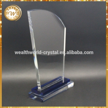 Top level new products engraved crystal glass awards