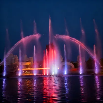 Musical Fountain for Lakes Ponds
