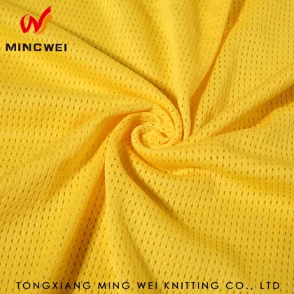 100%Polyester coolmax breathable mesh fabric for outdoor sports