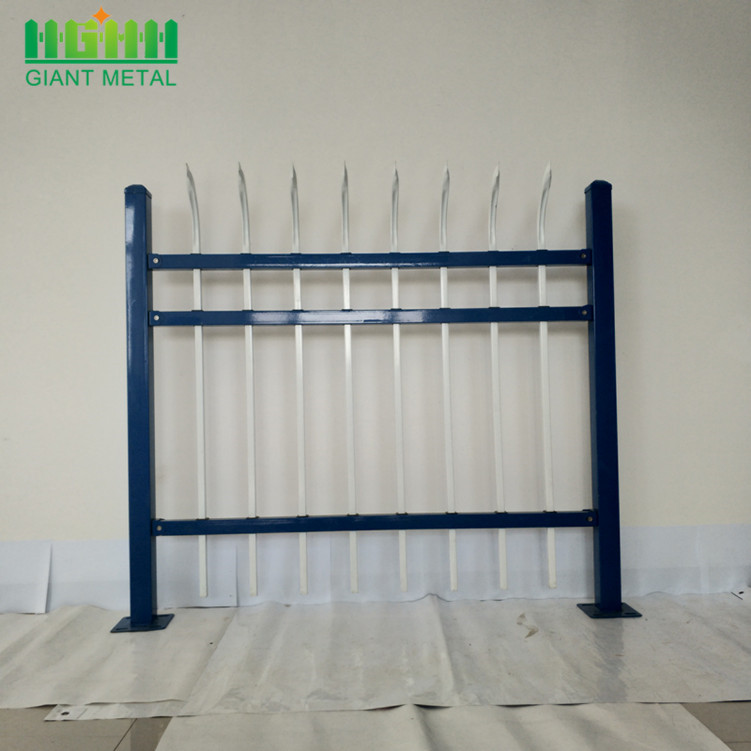 Factory Price Zinc Steel Tube Garden Fence