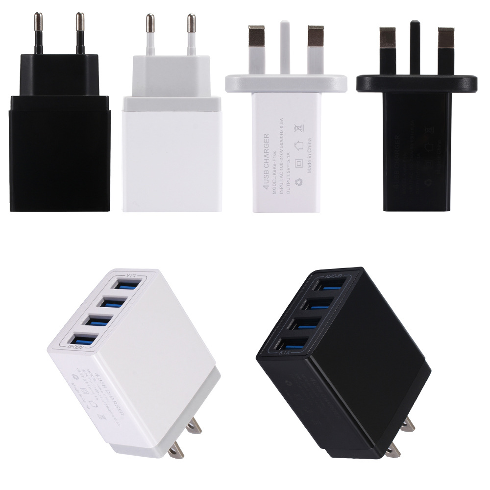 Hot sale 4 port usb quick charger 