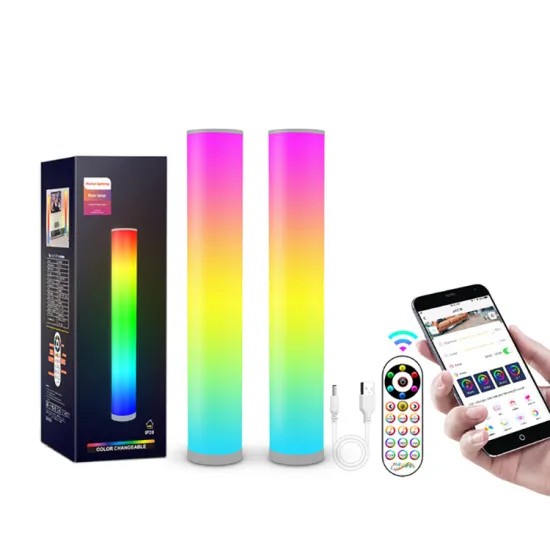 RGB Cylinder Floor Lamp: Atmosphere LED Corner Lamp with USB & Intelligent Remote Control
