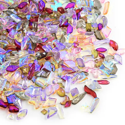 Wholesale Aurora Resin Rhinestones for Nail & Clothing Accessories