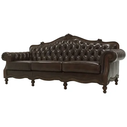 American solid wood sofa