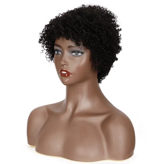 Rebecca Short Jerry Curly Wig Human hair Wigs For Black Women Peruvian Remy Bouncy Curly Bob Human Hair Full Wig Natural Hair