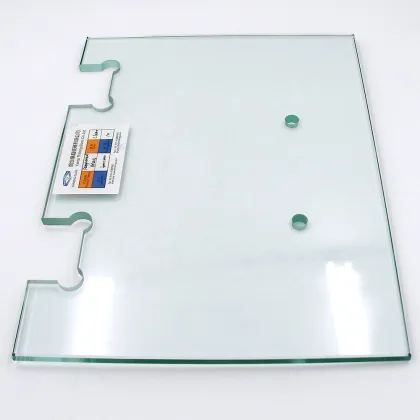 dining table 12mm thick flat clear transparent safety custom tempered glass