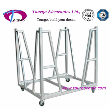 Aluminum Event Crowd Control Barrier Trolley