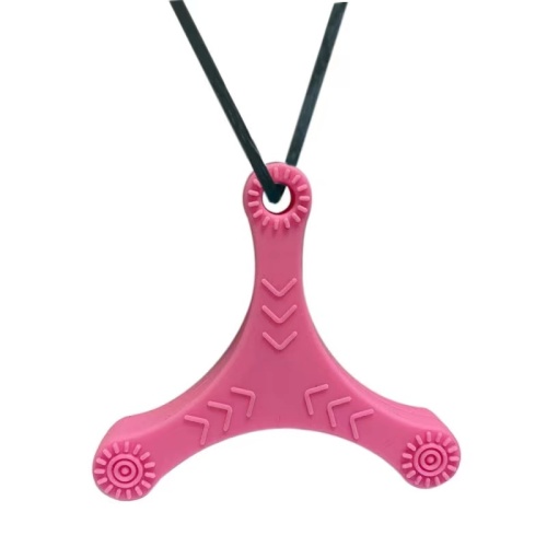 Silicone spinner shape with black rope