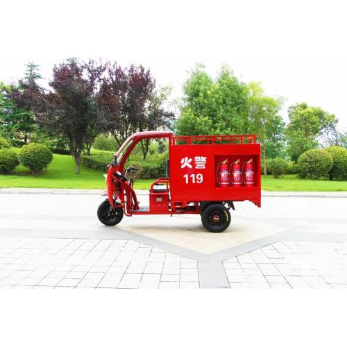 New energy electric three-wheeled mini fire truck