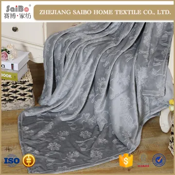 3D embossing mink flannel blankets