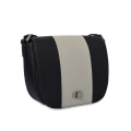 Medium Black and White Crossbody Purse Women Bag