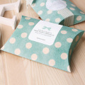 Delicate Custom Colorful Paper Packaging Pillow Box