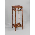 Supporto per piante in rattan alto in bambù Qiong stile Ming