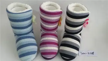 Cashmere fabrics female indoor boots