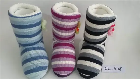 Cashmere fabrics female indoor boots