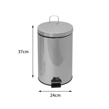 12L 410 Stainless Steel Pedal Bin