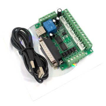 Mach3 CNC Control Breakout Board for 4 and 5 Axis Stepper/Servo Motor Control