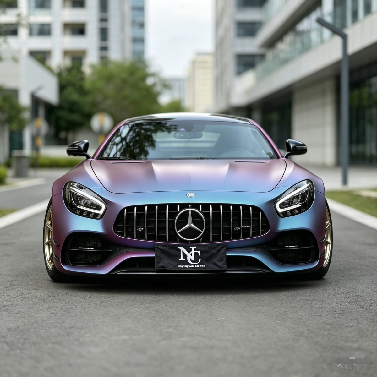 PL416-P Burgundy Blue Vinyl Wrap