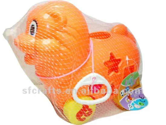 Fashion cartoon plastic pull line toy