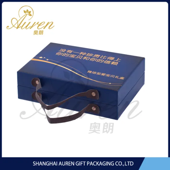 Flat shipping custom wine set box