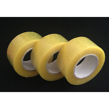 Disposable transparent packaging tape