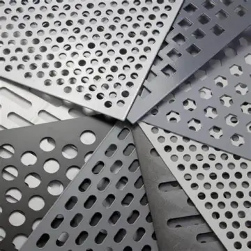 5mm 6mm Thick Round Hole Metal Aluminum Stainless Steel Perforated Sheet for Fencing