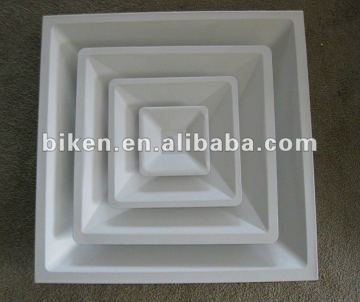6 "Çelik Kare Tavan Difüzör T-Bar 3Cone