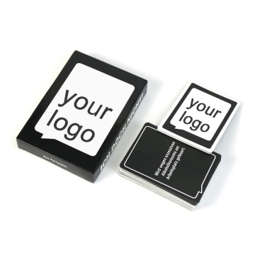 Giochi di carte per feste stampate personalizzate: carte da gioco di alta qualità su misura per il tuo evento