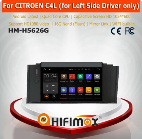 Hifimax auto radio for CITROEN C4 (2011-2014)radio dvd gps for citroen c4 2013