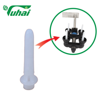 DeLaval white jetter candle for milking jetter tray, Milking Machine cleaning, milk cluster washer accessory