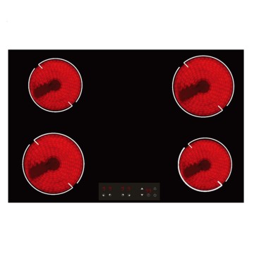60cm Ceramic Hob with Child Safety Lock and 4 Burners for Any Cookware - CB Approved