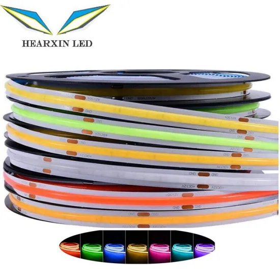 5M Waterproof IP20 White Flexible COB LED Strip Light for DIY Bedroom and Kitchen