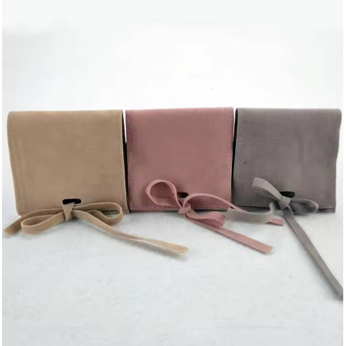 Microfiber Microfiber velvet Jewelry necklace Pouch