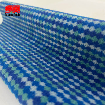 Tela de terciopelo jacquard de cuatro tramas