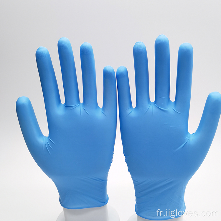 Gants de nitrile avec des gants de nitrile jetables de haute qualité