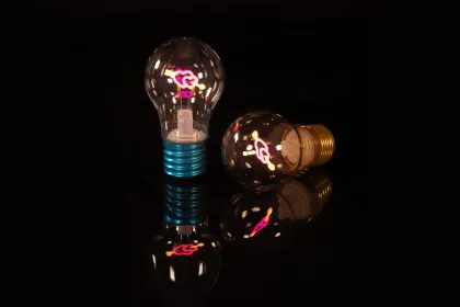 Love filament rechargeable LED light bulbs